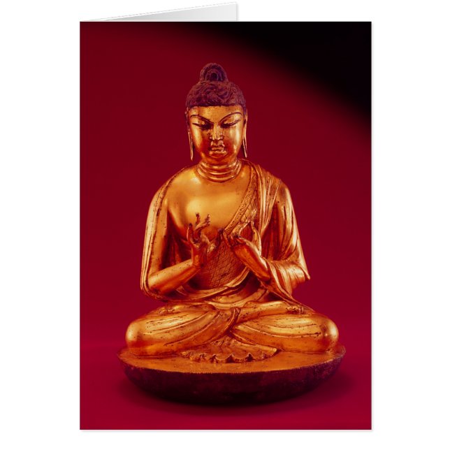 Buddha Vairocana, Tangdynasti Hälsningskort (Framsidan)