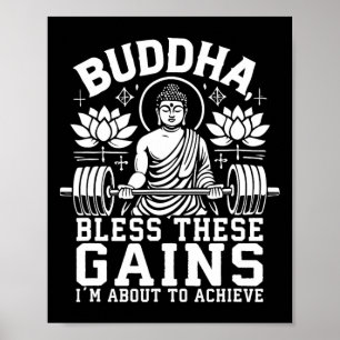 Buddha Välsigna De Här Vinningarna Jag Kommer Att Poster