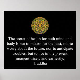 Buddha vård- inspirera citationstecken poster