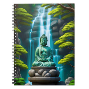 Buddha vattenfall anteckningsbok