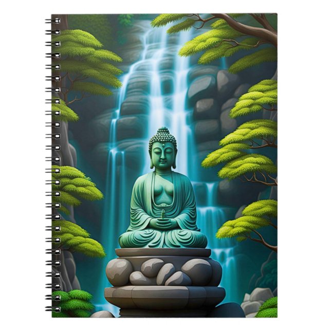 Buddha vattenfall anteckningsbok (Framsidan)
