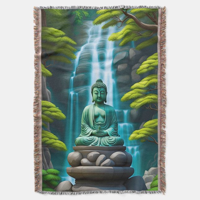 Buddha vattenfall filt (Framsidan Vertikal)