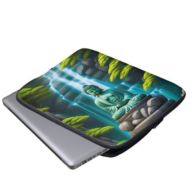Buddha vattenfall laptop fodral (Framre botten)