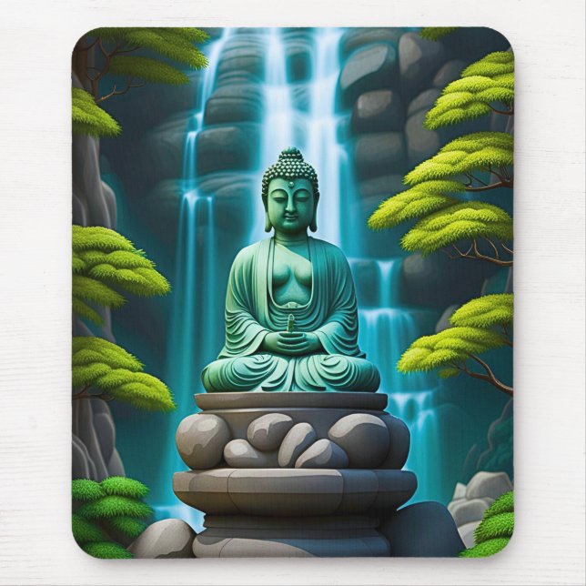 Buddha vattenfall musmatta (Framsidan)