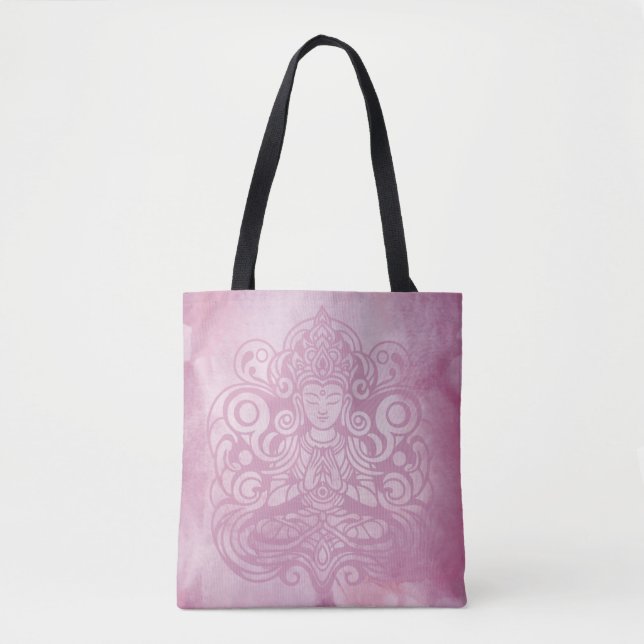 Buddha vid Rosa i fred Tygkasse (Framsida)