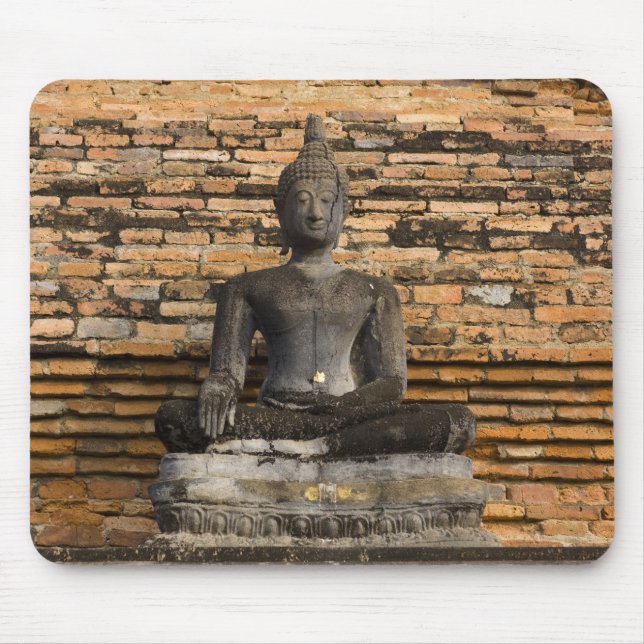 Buddha vid Wat Mahathat. Musmatta (Framsidan)