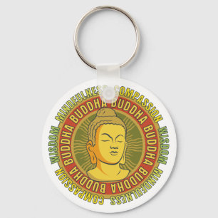 Buddha vishet nyckelring