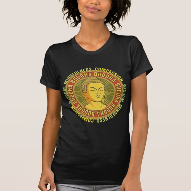 Buddha vishet t shirt (Framsida)