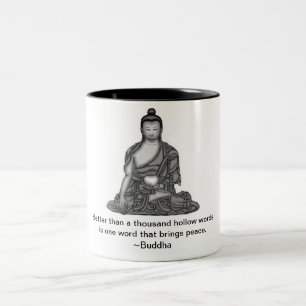 Buddha vishet Två-Tonad mugg