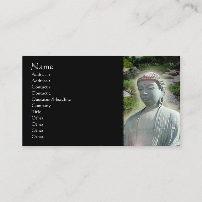 Buddha Visitkort (Framsida)