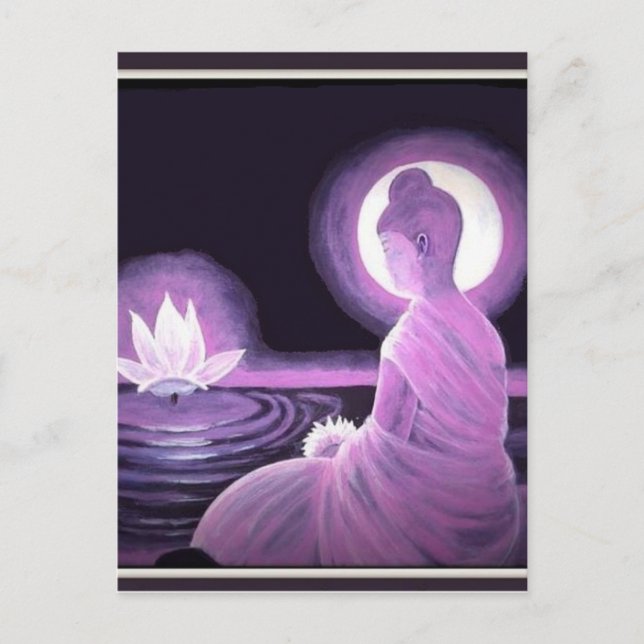 Buddha Vykort (Framsida)