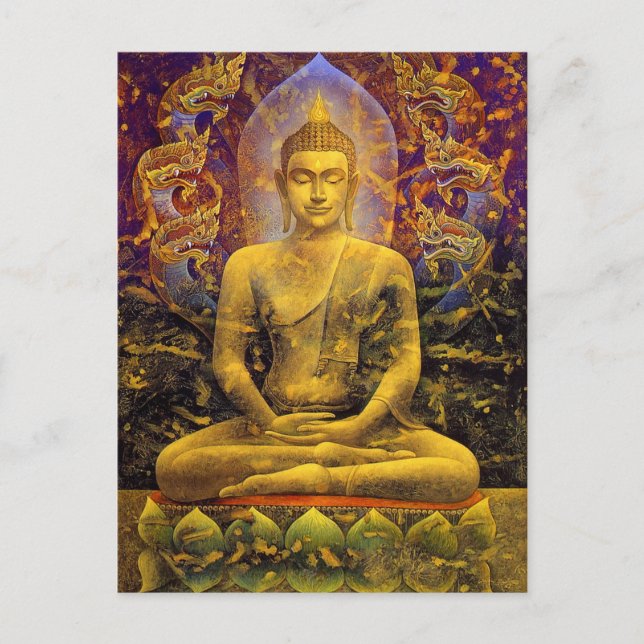 Buddha Vykort (Framsida)