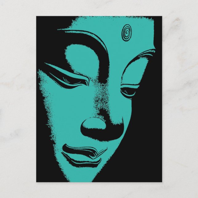 Buddha Vykort (Framsida)