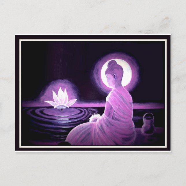 Buddha Vykort (Framsida)