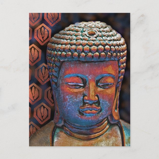 Buddha Vykort (Framsida)