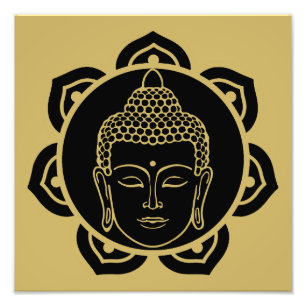 Buddha Wall Art Decor Chakra Decor Fototryck