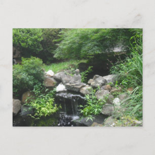 Buddha Waterfall Postcard Vykort