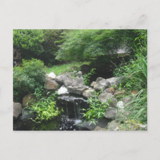 Buddha Waterfall Postcard Vykort