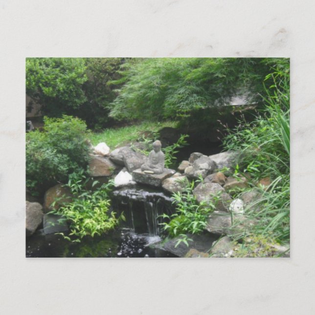 Buddha Waterfall Postcard Vykort (Framsida)