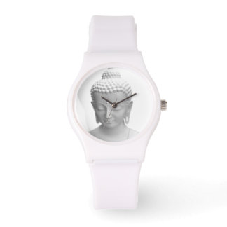 Buddha white armbandsur