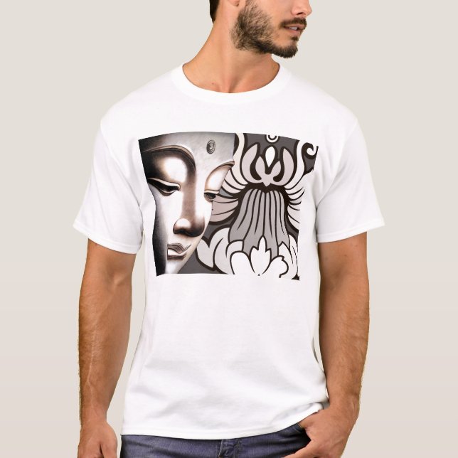 Buddha with Lotus Tee (Framsida)