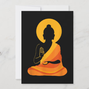 Buddha YingYang Zen Yoga, slappna av, njut livet Inbjudningar