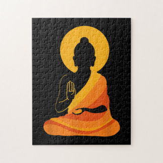 Buddha YingYang Zen Yoga, slappna av, njut livet Pussel