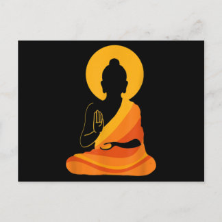 Buddha YingYang Zen Yoga, slappna av, njut livet Vykort