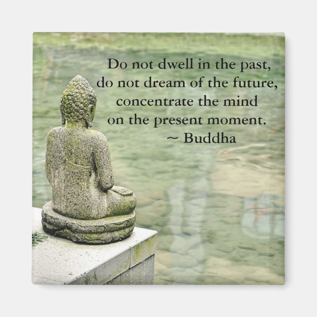 Buddha Zen Andlig inspirationsupplysning Magnet (Framsidan)