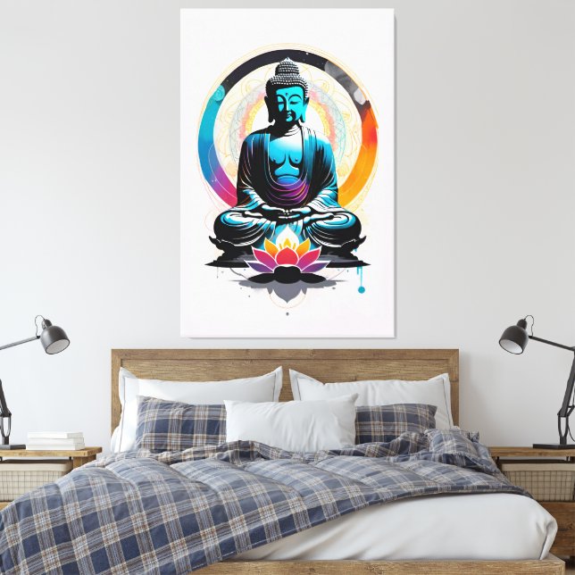 Buddha Zen Art Canvastryck (Insitu (sovrum))
