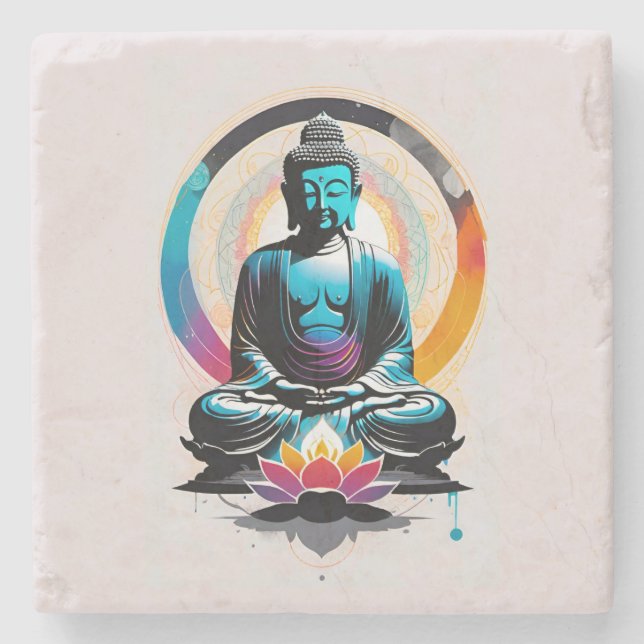 Buddha Zen Art Stenunderlägg (Framsidan)