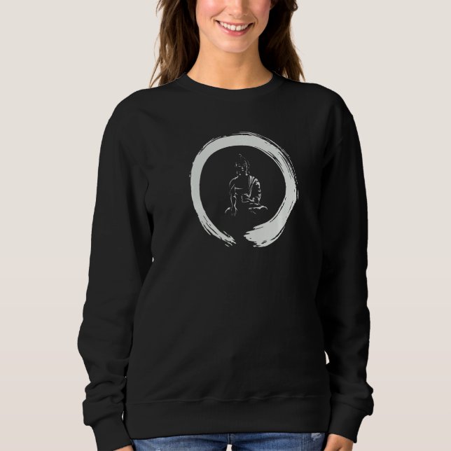 Buddha Zen Buddhism Meditation T Shirt (Framsida)