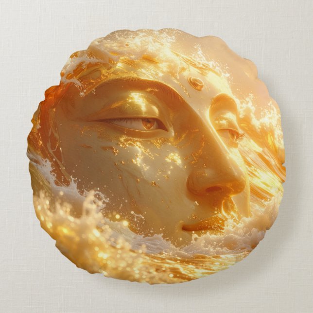BUDDHA - ZEN BUDDHISM RUND KUDDE (Framsidan)