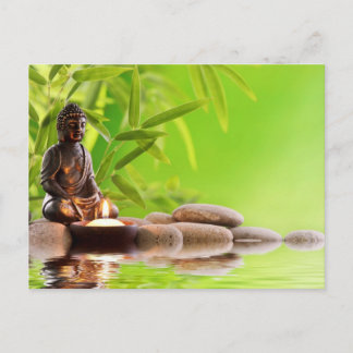 buddha zen fritidsodling vykort