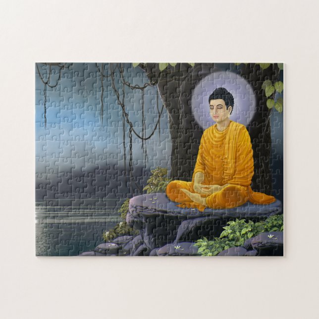 Buddha Zen Meditation Pussel (Horisontell)