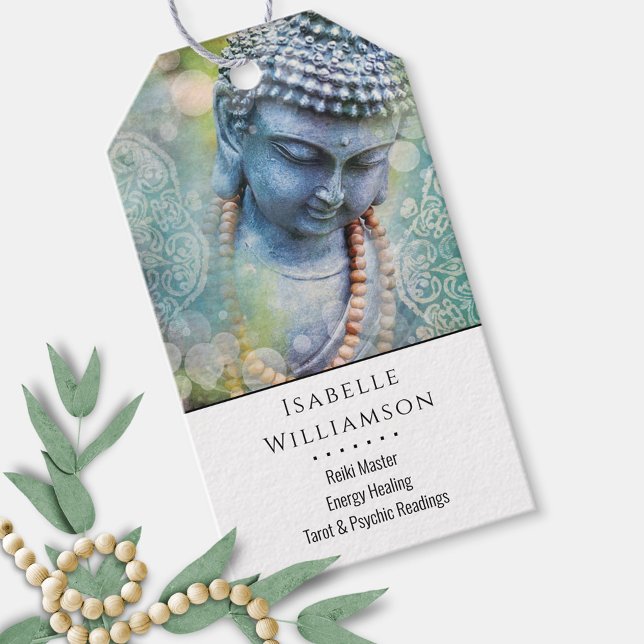 Buddha Zen Reiki Yoga Meditation Helig Andlig Presentetikett (Skapare uppladdad)