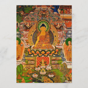 Buddhabuddistisk buddhism Blessing Boho Bohemian Inbjudningar