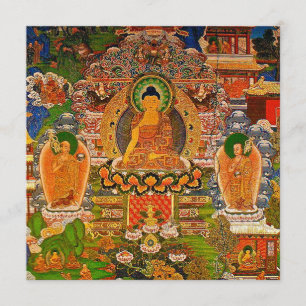 Buddhabuddistisk buddhism Blessing Boho Bohemian Inbjudningar