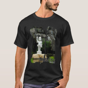 Buddhafigur Buddhism Mode Kvinna Män Skulptur T Shirt