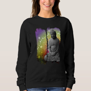 Buddhafigur Buddhism Mode Kvinnor Män Regnbåge T Shirt