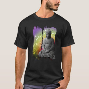 Buddhafigur Buddhism Mode Kvinnor Män Regnbåge T Shirt