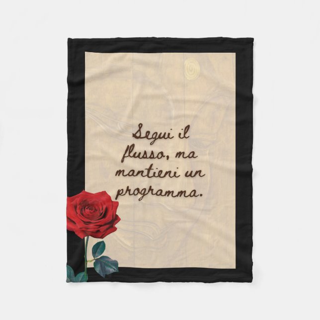 BuddhaIdag #6 Välkomnande Buddha Fleecefilt (Framsidan)