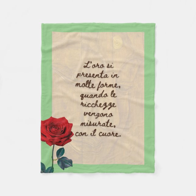 BuddhaIdag #7 Välkomnande Buddha Fleecefilt (Framsidan)