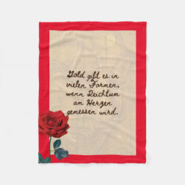 BuddhaIdag #8 Gemütlicher Buddha Fleecefilt