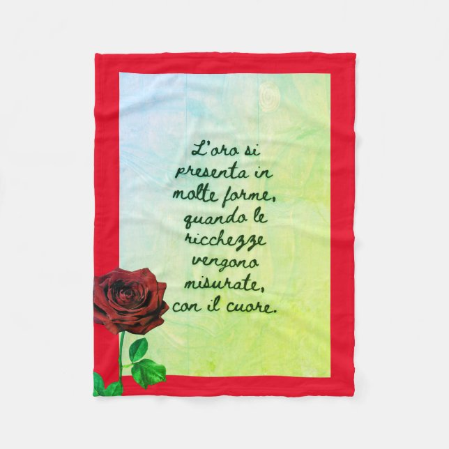 BuddhaIdag #8 Välkommen Buddha Fleecefilt (Framsidan)