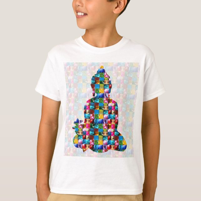 Buddhamedvetande : Buddhism Religion Peace Tee (Framsida)