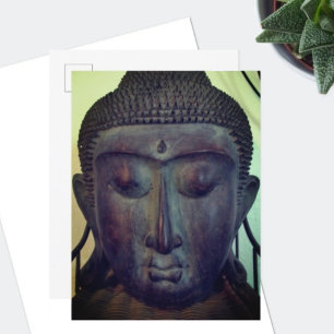 Buddhas ansikte vykort