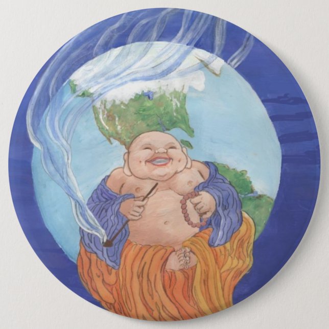 Buddhas bättre värld knapp (Framsida)