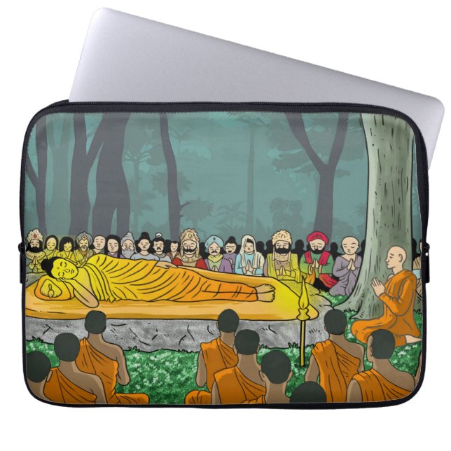 Buddhas finalen Nirvana Laptop sleeve (Framsidan)