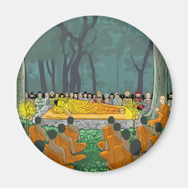 Buddhas finalen Nirvana Magnet (Framsidan)